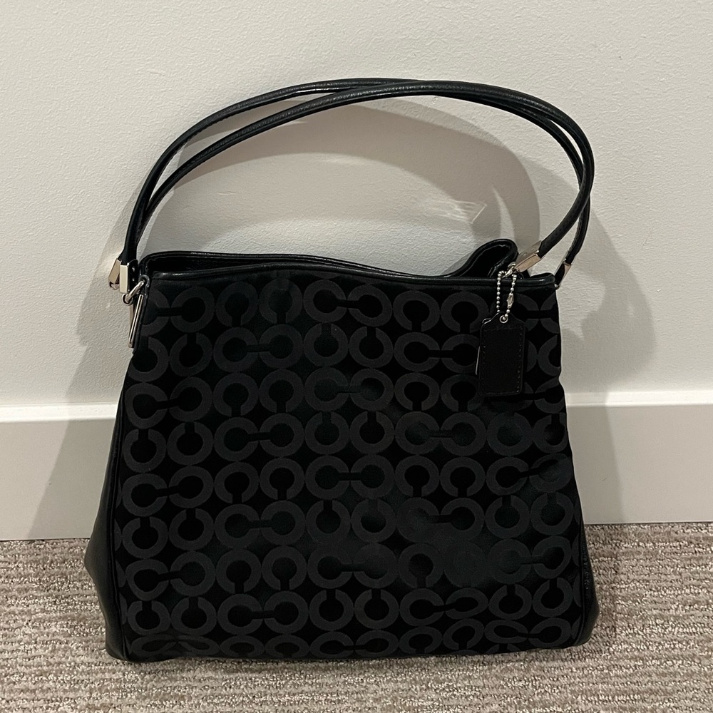 Coach Monogram Black Bag